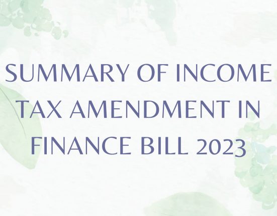 Income Tax amendment in Finance Bill 2023